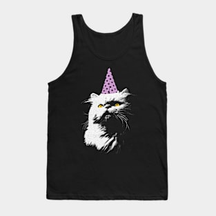 Party Persian Kitty Tank Top